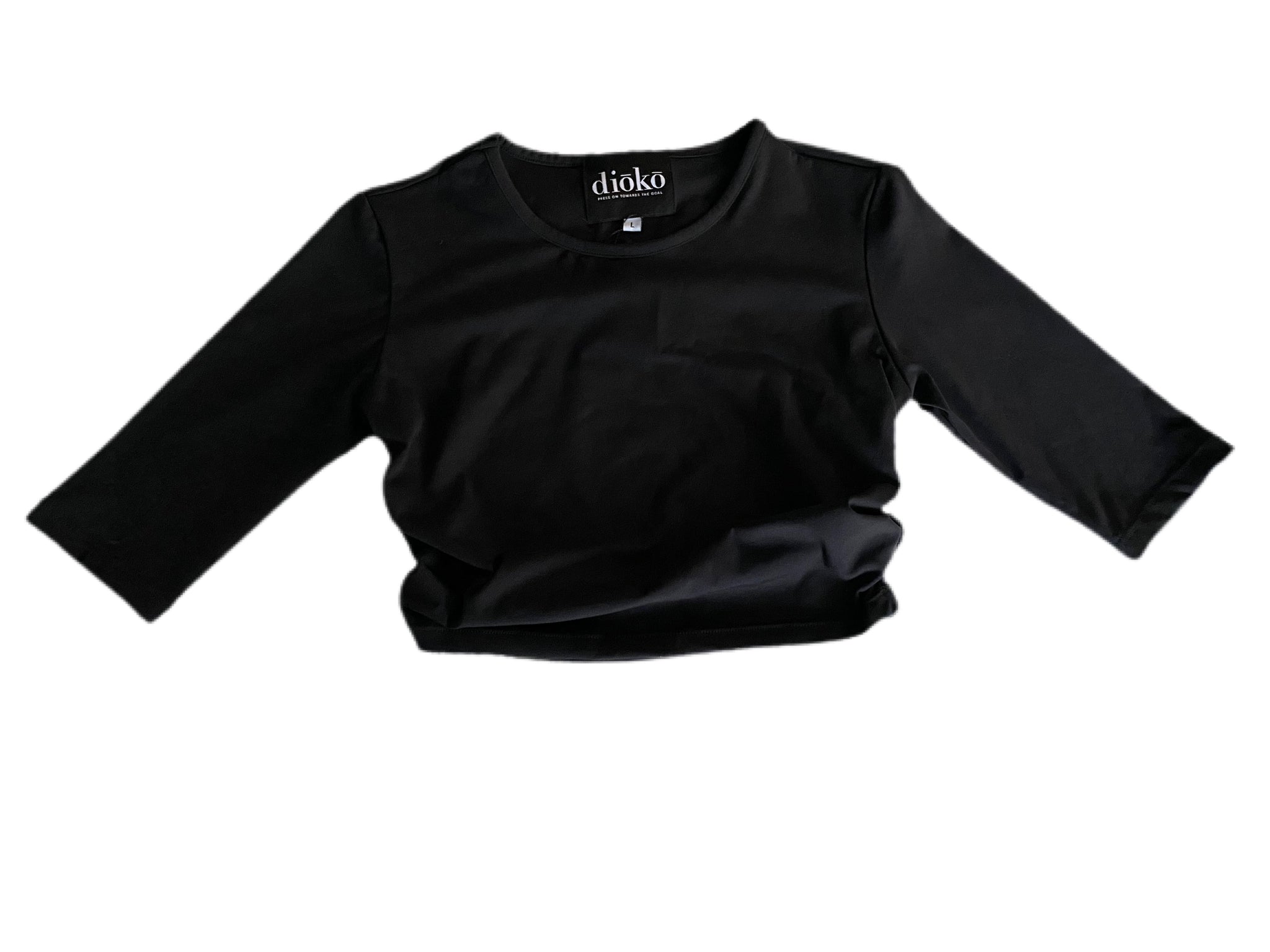 Yoga 3/4 Sleeve Crop Top