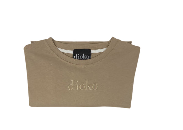 Shaker Beige Oversized T-Shirt