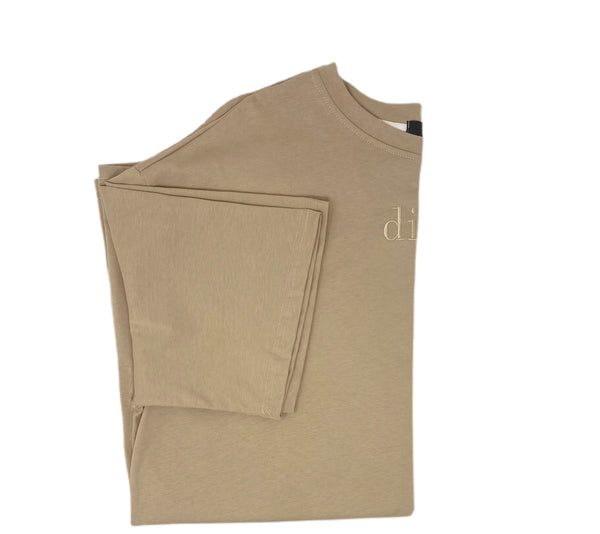 Shaker Beige Oversized T-Shirt